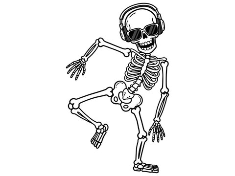 Sceleton Dance Vector