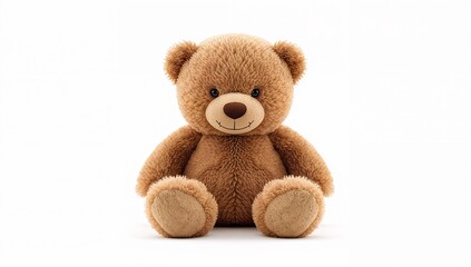 Fluffy Teddy Bear Isolated