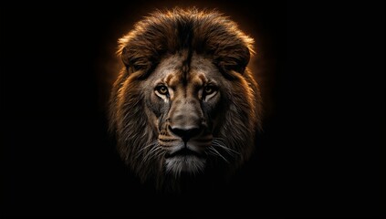 Majestic Lion Portrait