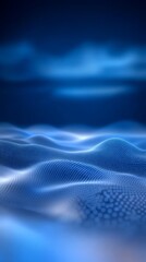 Mesmerizing abstract background featuring dynamic ocean waves and cloud like formations in vibrant hues.