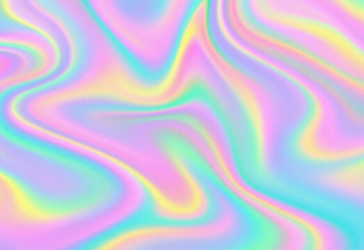 Soft iridescent pastel swirl background with flowing gradient colors, ideal for modern design projects, branding, website banners, posters, social media visuals, and presentations
