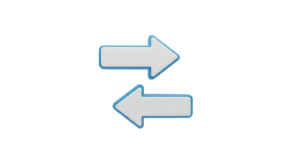 Opposite Direction Arrows