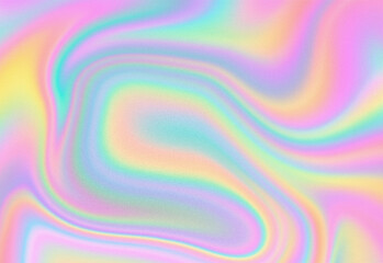 Fototapeta premium Abstract pastel swirl pattern featuring iridescent gradient and smooth soft color transitions, a dreamy artistic background ideal for branding, presentation, and design layouts