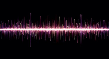 Visualization of oscillating wave pattern showing abstract rhythmic frequency analysis and mathematical signal dynamics, science, modern, visualization