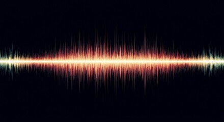 Digital visualization of abstract sound waves and rhythmic vibration patterns spreading across a vibrant background texture, radial, background, illustration