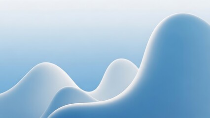 Blue abstract wave pattern background