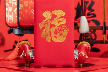 New Year image materials for the Year of the Horse