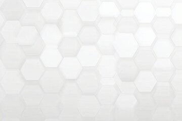 Naklejka premium Abstract background featuring a hexagonal pattern in shades of white and light gray.