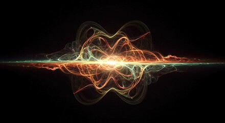 Evolving conceptual geometry flowing with energetic colors, showing continuous change and complex visual movement, digital, pattern, fluid