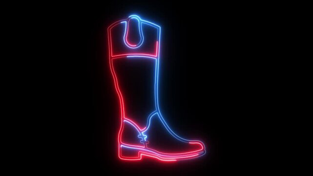 Neon ow signboard with red high heel shoe with neon light, Shiny neon poster, Banner, Shopping Concept. emblem, flyer, footwear, heel, high, invitation, label, lady, lamp, laser, light, neon, night, 