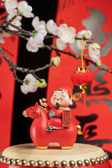 New Year image materials for the Year of the Horse