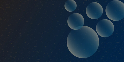 vector of abstract glitter lights. blue, gold and black. de focused. Modern