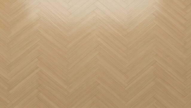 Light natural wood parquet flooring with a classic herringbone pattern, showcasing subtle grain and a smooth matte finish.