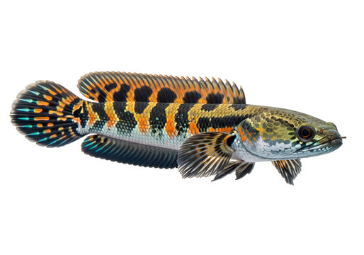 Channa maru or snakehead fish from Asia