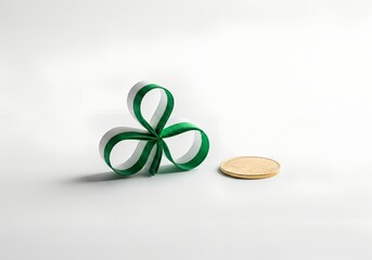 Irish Color Concept Green White and Gold Saint Patrick&rsquo;s Day