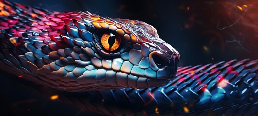 realistic photo of cobra,generative AI