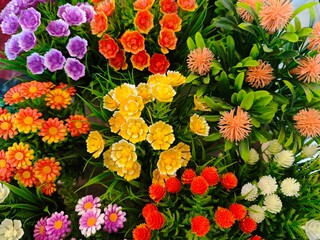 colorful flowers background