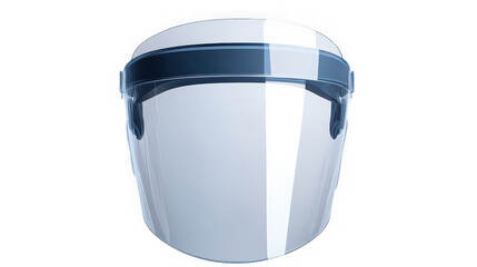 Clear protective face shield visor with adjustable headband for essential health and safety coverage against airborne particles and splashes