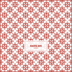 beautufil batik pattern with unique symmetrical shape