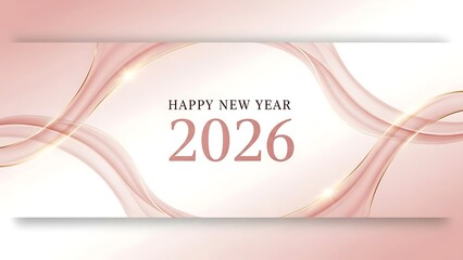 abstract new years 2026 pink background