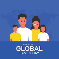 Global family day background