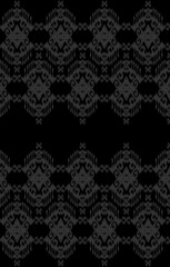 black and white seamless pattern with lack woven pattern sarong