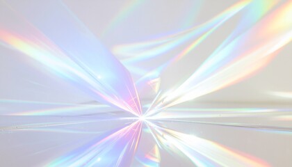 Obraz premium 水色基調の布地イメージのホログラフ背景画像