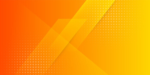 Dynamic abstract fluid geometric colorful gradient orange shape background.