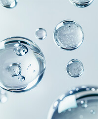 Scientific Liquid Macro &ndash; Cell-Like Transparent Spheres