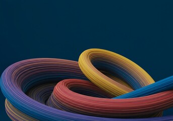 Elegant mathematical surface rendering showing complex curvature and geometric deformation against a simple background, flow, hyperbolic, dynamic