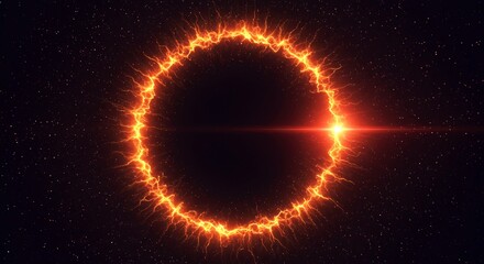 Abstract cosmic vortex background representing a gravity well or theoretical physics event horizon with light distortion and intense energy, high contrast, powerful, dynamic