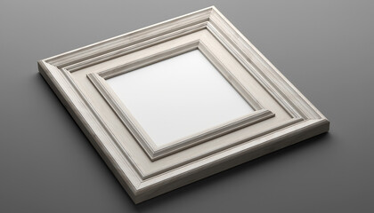 Editable Empty Picture Frame Mockup with Smart Object Copy Space