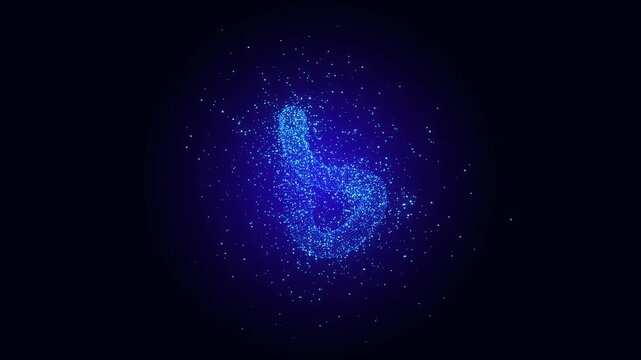 A rich, deep blue surface with swirling, wave-like patterns and a shimmering texture of fine particles. abstract, fluid design, sense of motion videos animation

