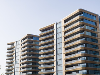Fototapeta premium modern apartment in modern city