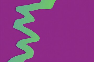 Green and purple minimalistic wave background