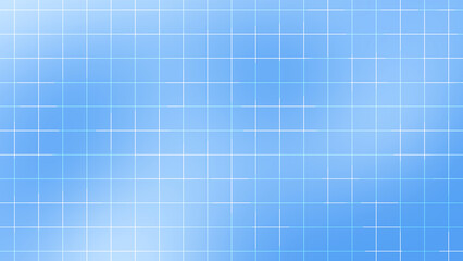 Soft Azure Gradient Grid Background with Minimal White Lines for Creative Motion Design