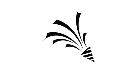 grass silhouette isolated on white