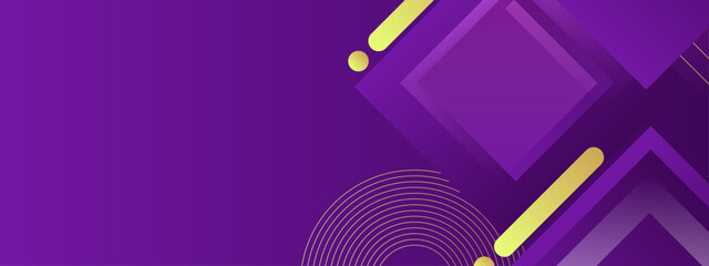 Purple abstract background with geometric shapes and designs
