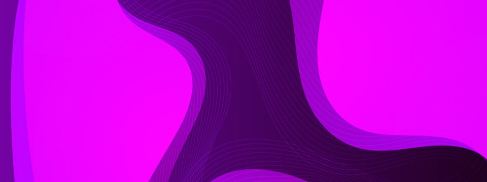 Modern wavy purple and pink background design suitable for web banners, social media graphics, or digital presentations. Versatile and vibrant
