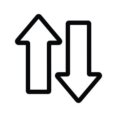 Up and Down Arrows Icon