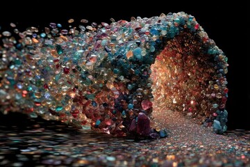 Colorful gems in dynamic motion