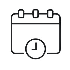 calendar icon vector illustration