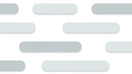 Obraz premium Abstract background with rounded rectangles in shades of gray and white, creating a modern and clean geometric pattern with soft shadows