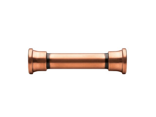 Copper bullet casing isolated on transparent background