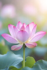 pink water lily