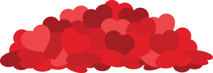 Fotobehang Naadloze wolken Abundance of Red Hearts  © ThirdSeptember 