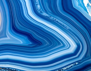 Striking Blue Agate Stone Texture - A Captivating Natural Pattern.