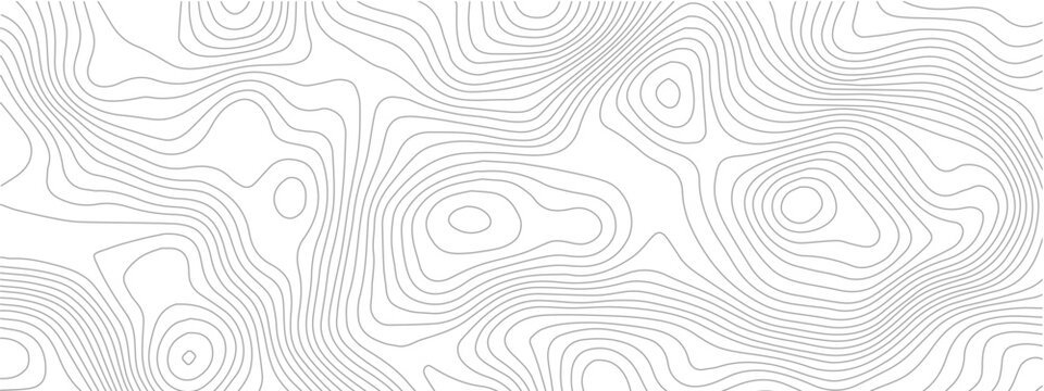Contemporary Abstract Seamless Pattern Featuring Thin Black Vector Lines and Circular Wave Geometry for Textile Design