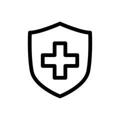 Fototapeta premium Medical Aid Line Icon of Disaster Relief Efforts Icon Set