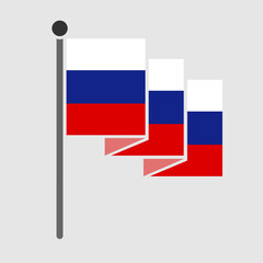 National flag of Russia design